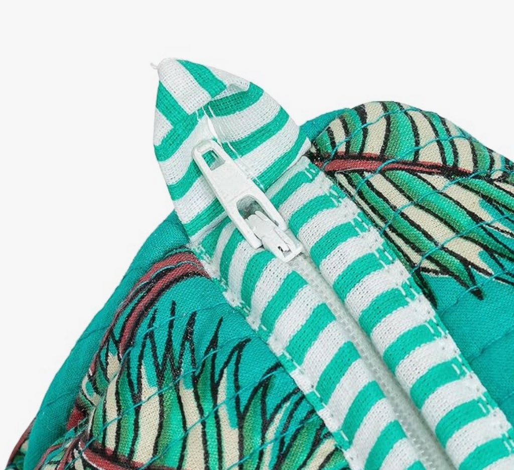 Travel Toiletry Bags (Turquoise Jungle)