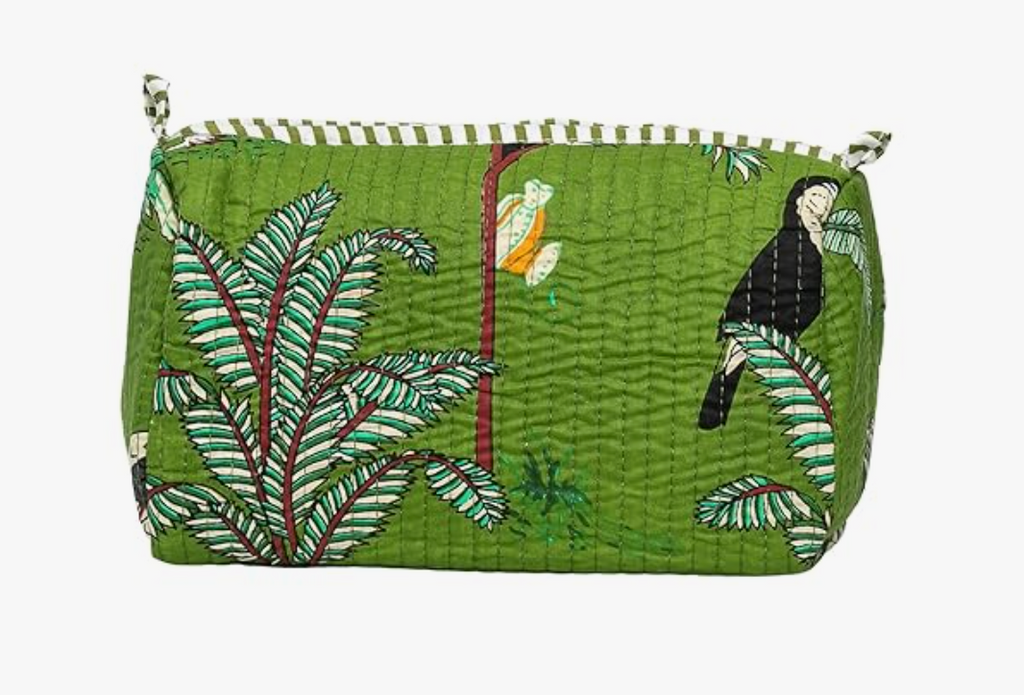 Travel Toiletry Bags (Green Jungle)