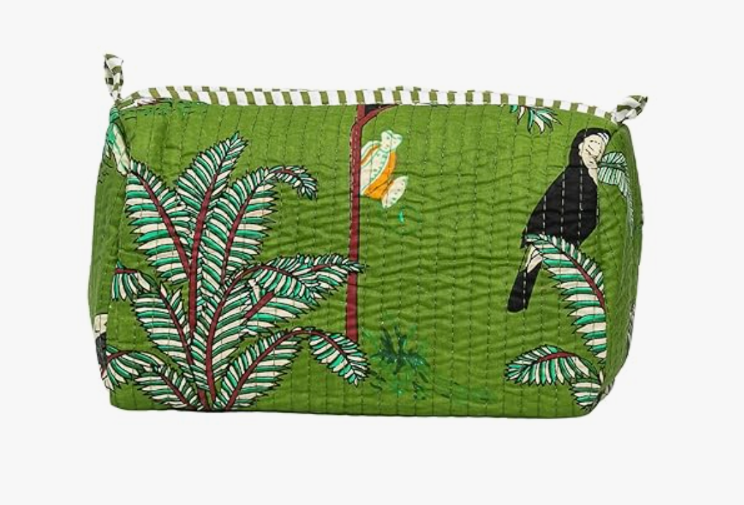 Travel Toiletry Bags (Green Jungle)