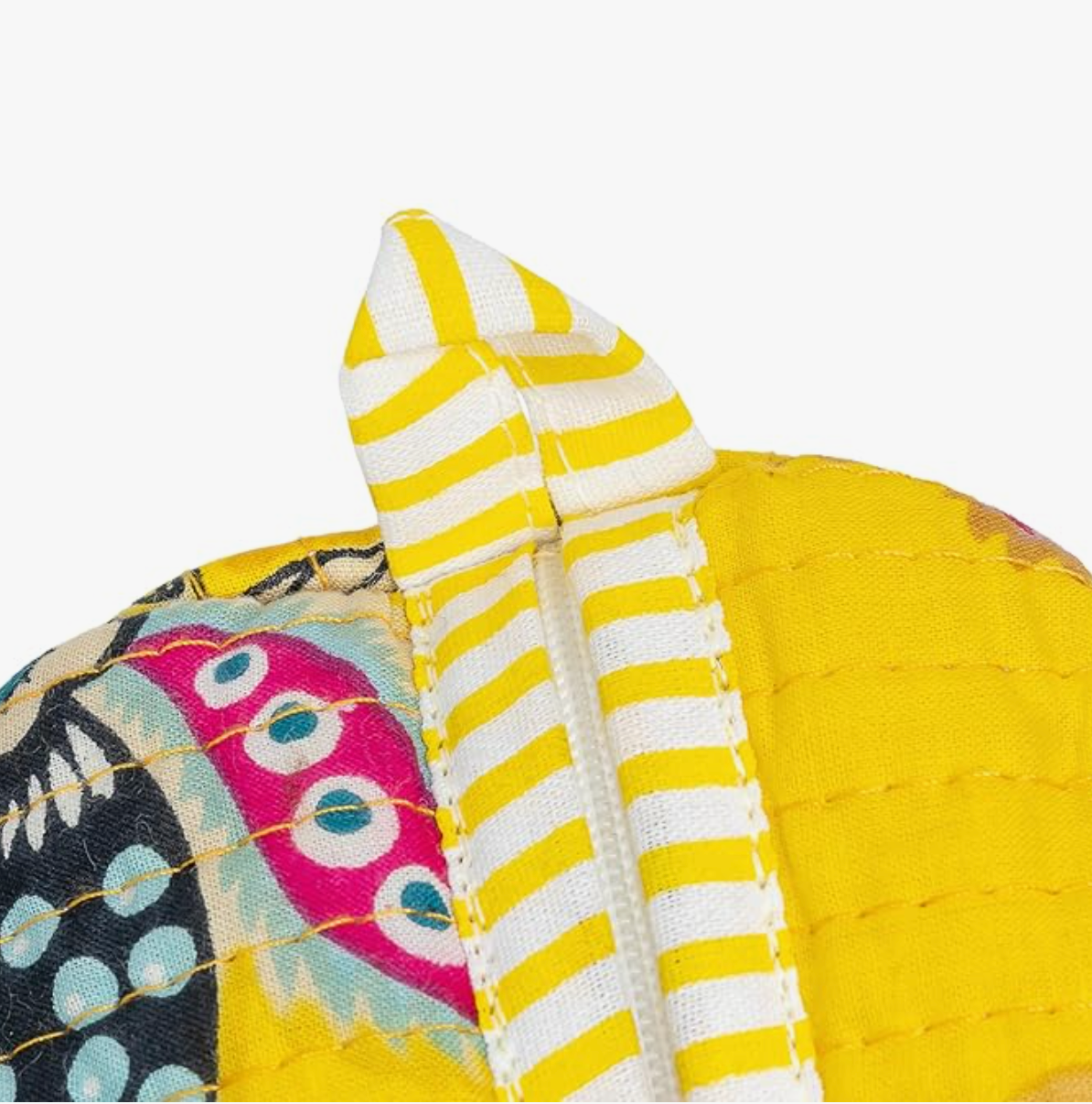 Travel Toiletry Bags (Yellow Floral)