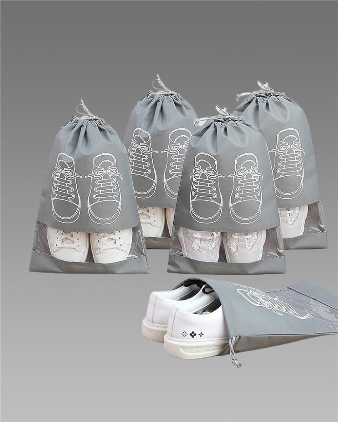 Shoe Bag - Transparent Window Portable Travel Dust - Proof Shoe Bags - The Daily Bag