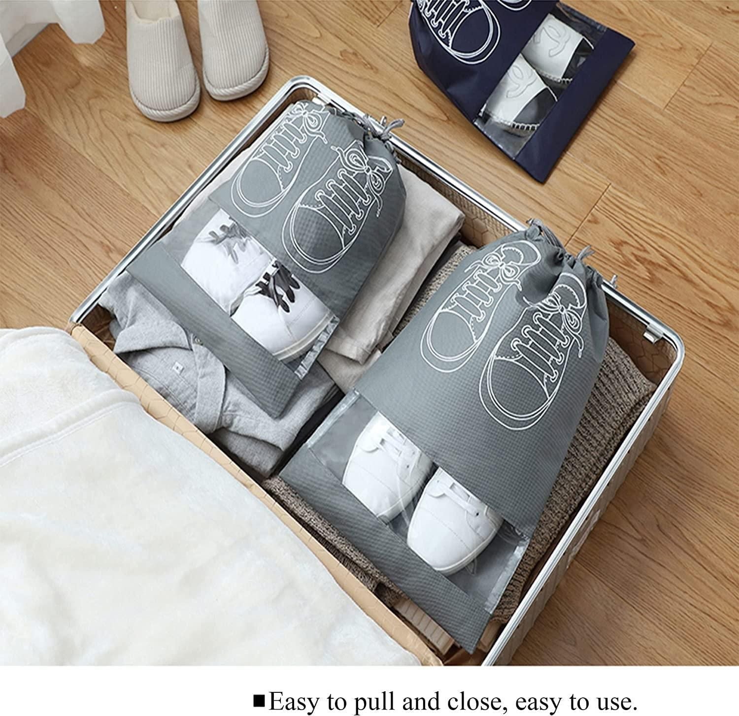 Shoe Bag - Transparent Window Portable Travel Dust - Proof Shoe Bags - The Daily Bag
