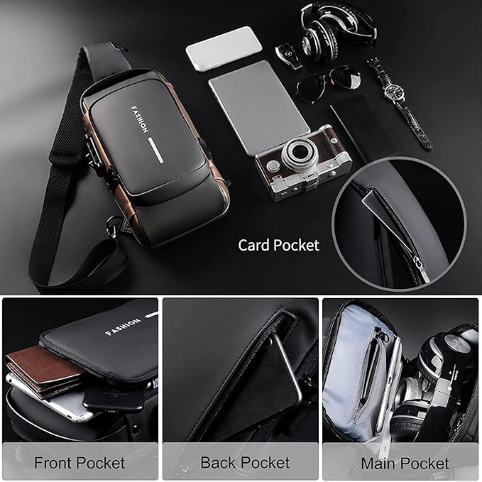 Unisex Crossbody Sling Bag for Everyday Use - The Daily Bag